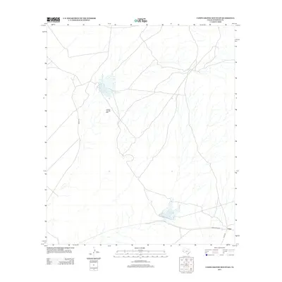 2013 Map of Campo Grande Mountain, 2013 Print