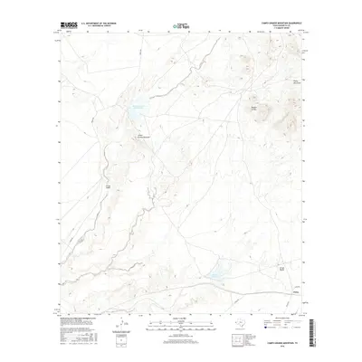 2016 Map of Campo Grande Mountain, 2016 Print