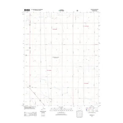 2013 Map of Campo NE, 2013 Print