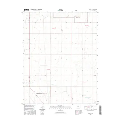 2016 Map of Campo NE, 2016 Print