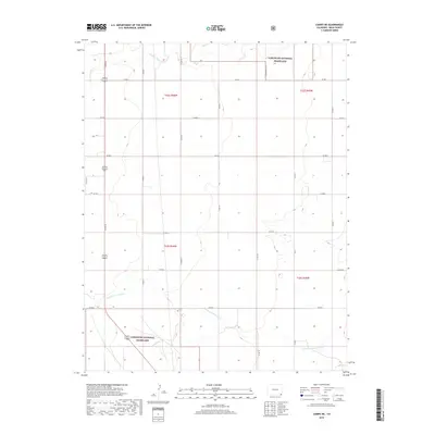 2019 Map of Campo NE, 2019 Print