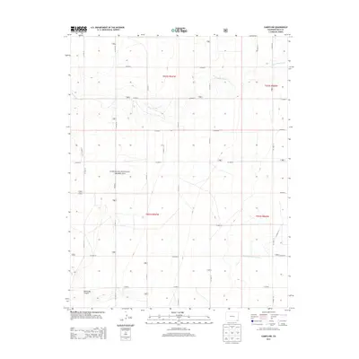 2013 Map of Campo NW, 2013 Print