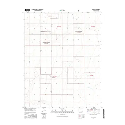 2016 Map of Campo NW, 2016 Print