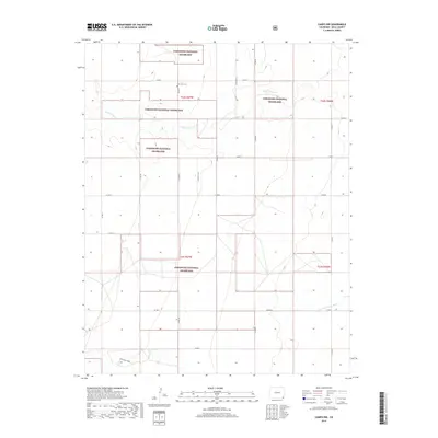 2019 Map of Campo NW, 2019 Print