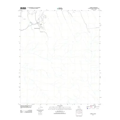2012 Map of Campo, 2012 Print