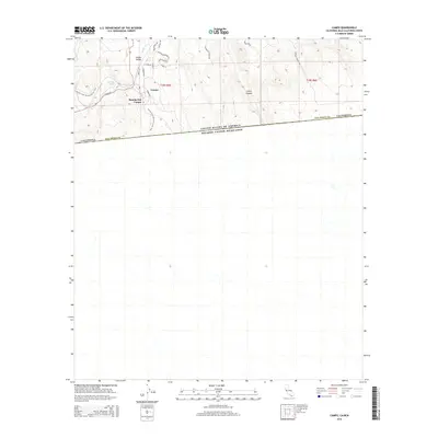 2015 Map of Campo, 2015 Print
