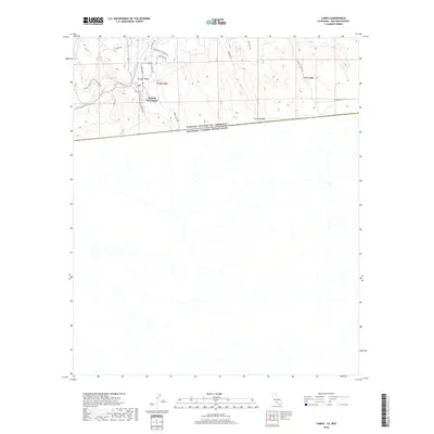 2018 Map of Campo, 2018 Print