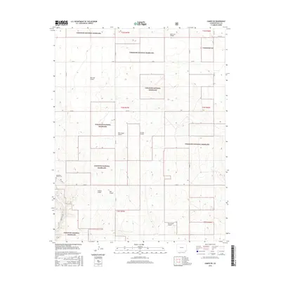 2016 Map of Campo SW, 2016 Print