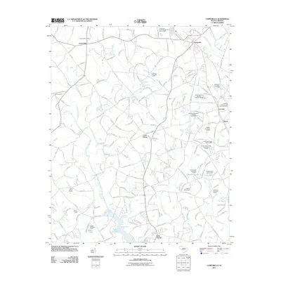 2011 Map of Campobello, 2011 Print