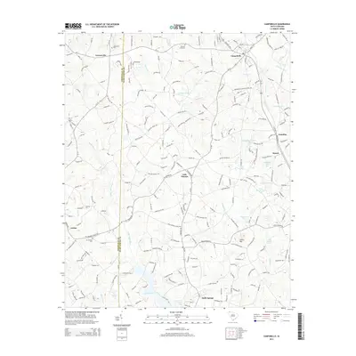 2014 Map of Campobello, 2014 Print