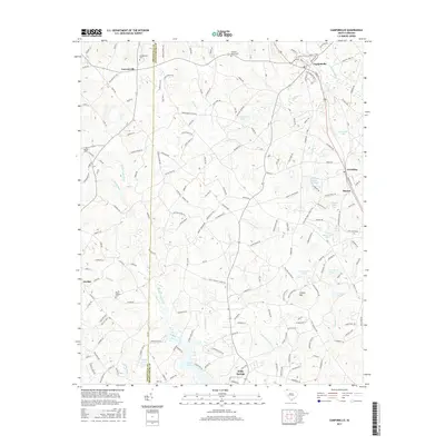 2017 Map of Campobello, 2017 Print