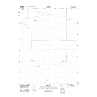 2012 Map of Campstool, 2012 Print