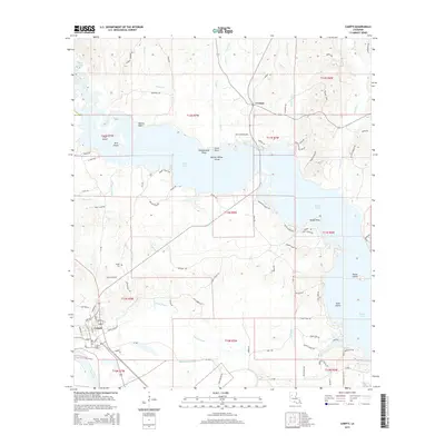 2015 Map of Campti, 2015 Print