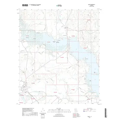 2018 Map of Campti, 2018 Print