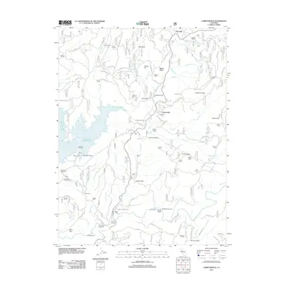 2012 Map of Camptonville, 2012 Print
