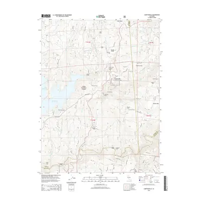 2015 Map of Camptonville, 2015 Print