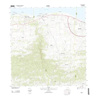 2013 Map of Camuy, 2013 Print