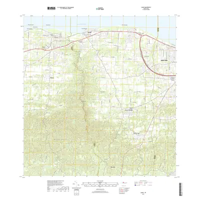 2018 Map of Camuy, 2018 Print