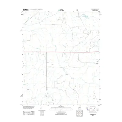 2012 Map of Canaan, 2012 Print
