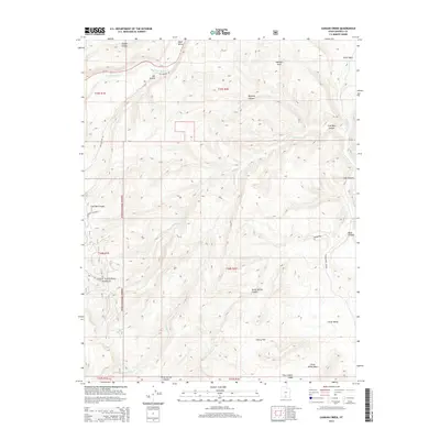 2014 Map of Canaan Creek, 2014 Print