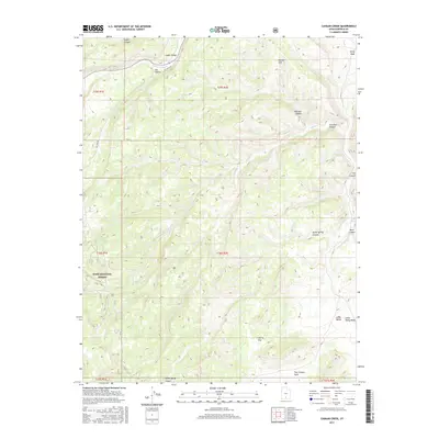 2017 Map of Canaan Creek, 2017 Print