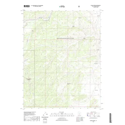 2020 Map of Canaan Creek, 2020 Print