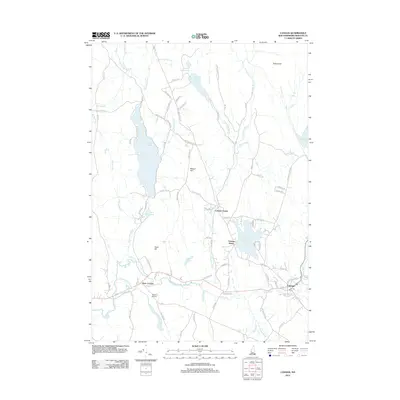 2012 Map of Canaan, 2012 Print