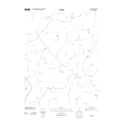 2013 Map of Canaan, 2013 Print