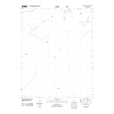 2011 Map of Canaan Peak, 2011 Print