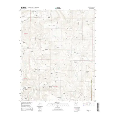 2014 Map of Canaan, 2014 Print