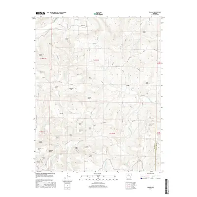 2017 Map of Canaan, 2017 Print