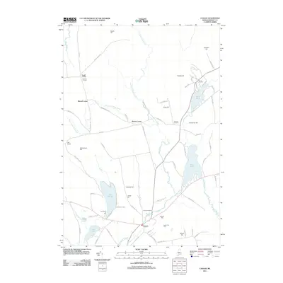 2011 Map of Canaan, 2011 Print