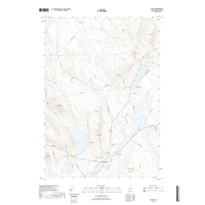 2018 Map of Canaan, 2018 Print