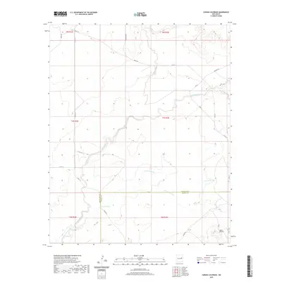 2020 Map of Canada Colorado, 2020 Print