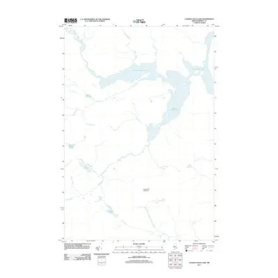 2011 Map of Canada Falls Lake, 2011 Print