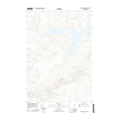 2014 Map of Canada Falls Lake, 2014 Print