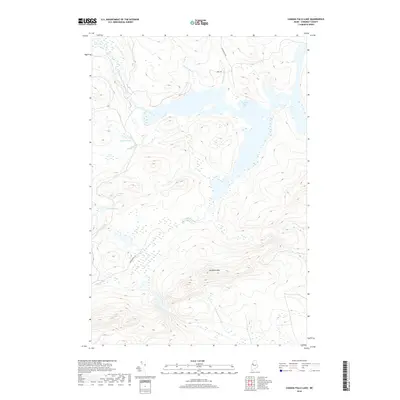 2018 Map of Canada Falls Lake, 2018 Print