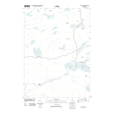 2010 Map of Canada Lake, 2010 Print