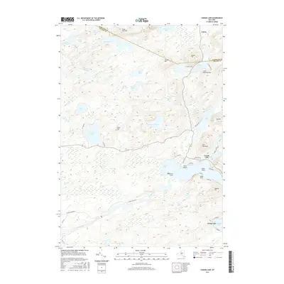 2016 Map of Canada Lake, 2016 Print