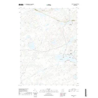 2019 Map of Canada Lake, 2019 Print