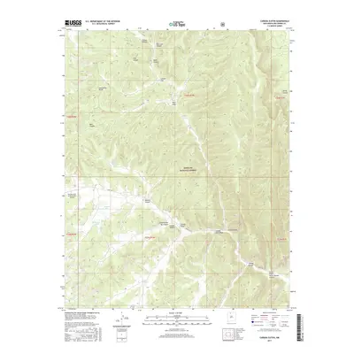 2017 Map of Canada Ojitos, 2017 Print