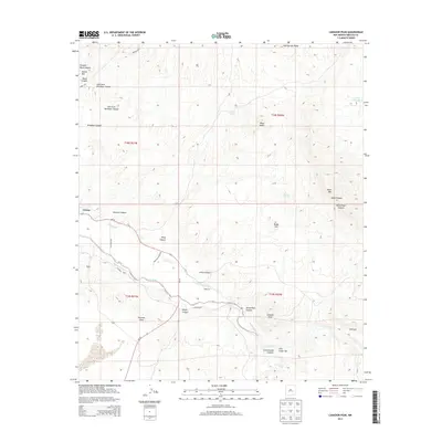2013 Map of Canador Peak, 2013 Print
