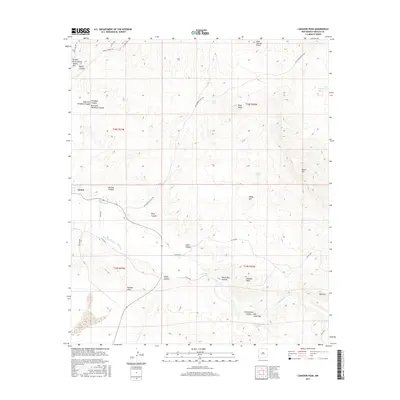 2017 Map of Canador Peak, 2017 Print