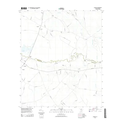 2014 Map of Canadys, 2014 Print