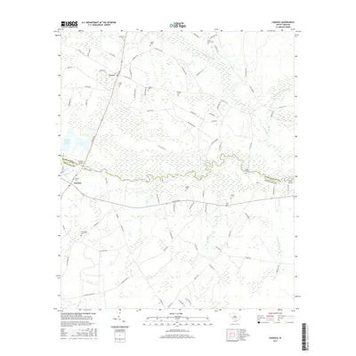 2017 Map of Canadys, 2017 Print