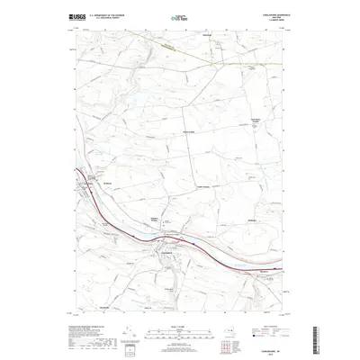 2019 Map of Canajoharie, 2019 Print