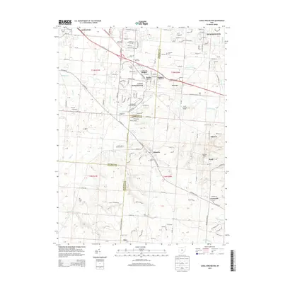 2013 Map of Canal Winchester, 2013 Print