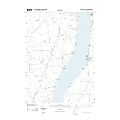 2013 Map of Canandaigua Lake, 2013 Print