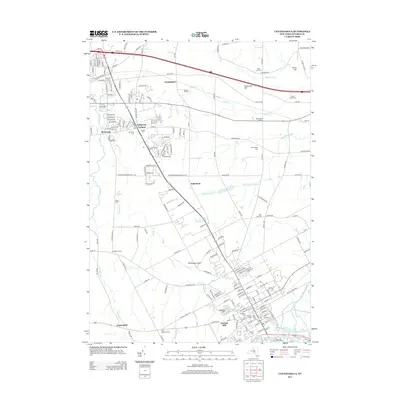 2013 Map of Canandaigua, 2013 Print