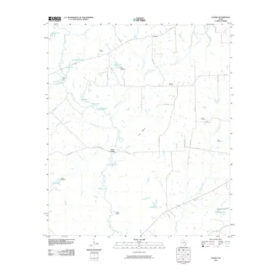 2010 Map of Canary, 2010 Print